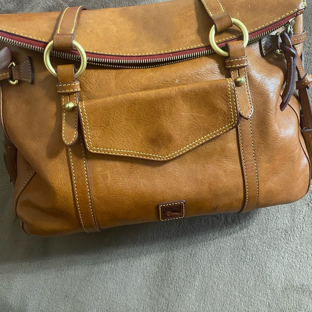 Dooney and Burke smith bag Brown Leather Shoulder Bag